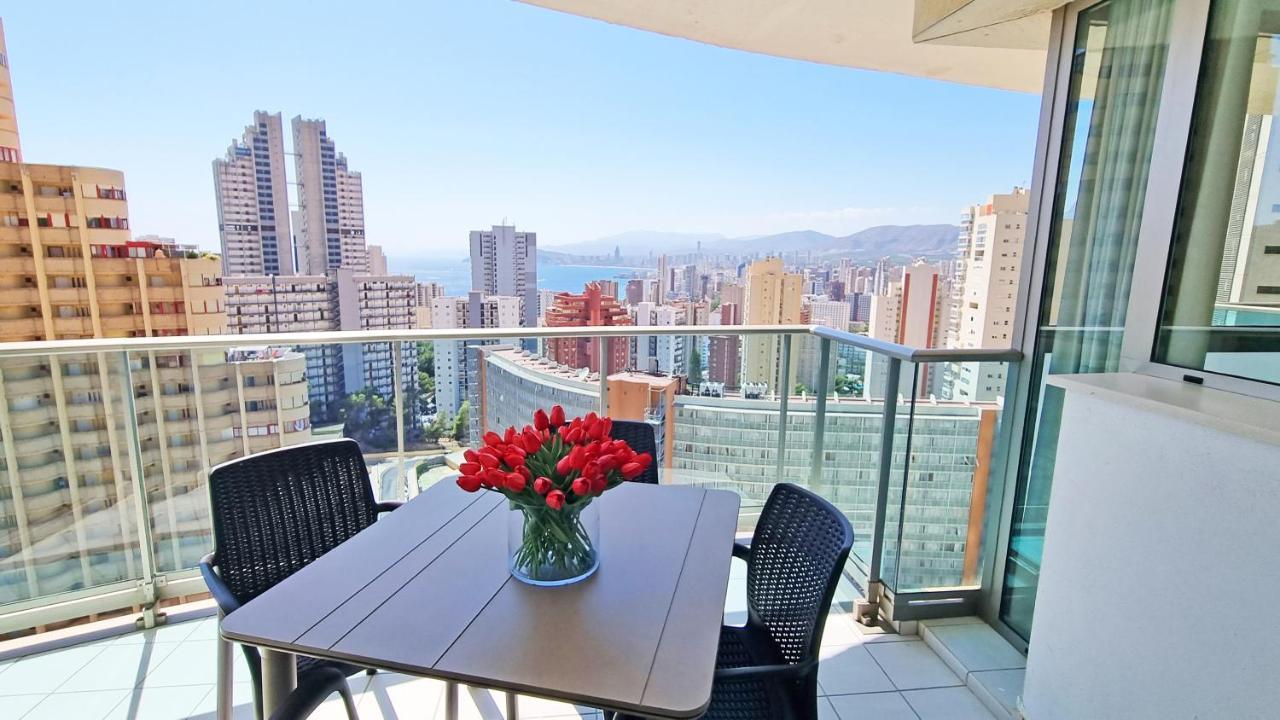Skyline 9 Moderno Apartamento Con Terraza Privada Y Vistas Benidorm Exterior foto