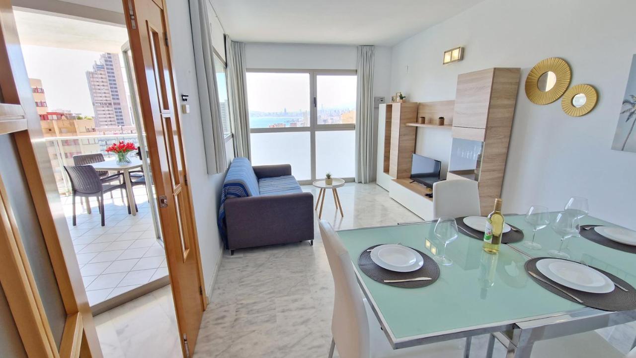 Skyline 9 Moderno Apartamento Con Terraza Privada Y Vistas Benidorm Exterior foto