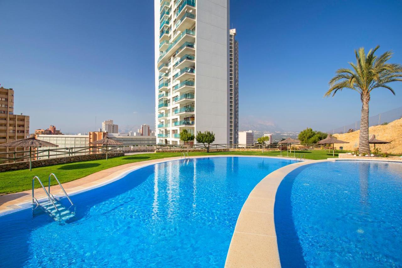 Skyline 9 Moderno Apartamento Con Terraza Privada Y Vistas Benidorm Exterior foto